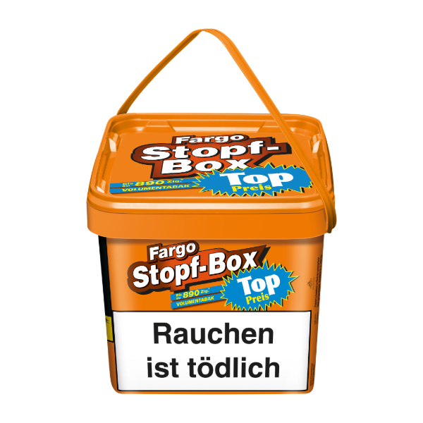 Fargo Volumentabak Stopf-Box Eimer Orange 1 x 400g Tabak Fargo Volumentabak Stopf-Box Eimer Orange 1 x 400g Tabak